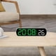 thumbnail image 4 of Reloj digital Macarena despertador de escritorio portátil pantalla de 12/24 horas Verde, 4 of 8