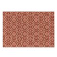 thumbnail image 1 of Abstract Cutting Board, Hexagonal Shapes with Stripes in Warm Tangerine Tones, Decorative Tempered Glass Cutting and Serving Board, in 3 Sizes, by Ambesonne, 1 of 2