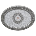 thumbnail image 5 of AFD Antique Silver Petite Oval Ceiling Medallion, 5 of 5
