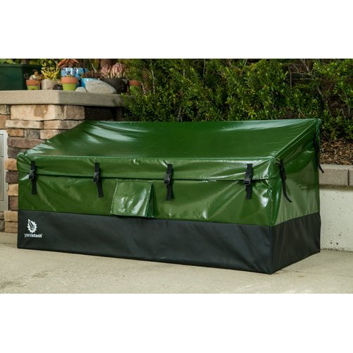 YardStash Solutions Outdoor Storage 150 Gallon Plastic Deck Box by