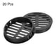 thumbnail image 3 of Uxcell 20Pcs 60mm/2.4in Ventilaciones redondas de soffit, cubierta de ventilación de soffit negra para baño, 3 of 5