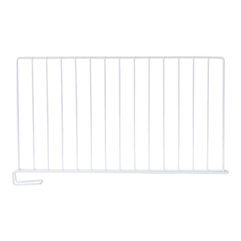 Guardoinrt 4x White Impact-resistant And Non-deforming Shelf Dividers For Clothes And Books Easy Installation white S