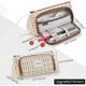 thumbnail image 2 of Angoo [Special] Grid Pen Pencil Case, Multi Slot Plaid Storage Bag, Big Pouch Organizer for Stationery Cosmetic Student, 2 of 4