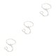 thumbnail image 3 of Minnieouse Anklets Sea Star Pearl Crystal Foot Ring Hanging Chains Mittens Girls Wedding with Decor Pendent Bracelets Finger Toe Type1 NO1 Minnieouse  CBP461802, 3 of 6