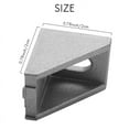 thumbnail image 5 of 2020 Series Aluminum Profile Connector Set, 20pcs Corner Bracket,40pcs M5 x 10mm T-sl xc5418, 5 of 6