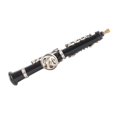 thumbnail image 1 of Musical Instrument Brooch, Simulation Durable Metal Oboe Brooch Pin  For Gifts, 1 of 8