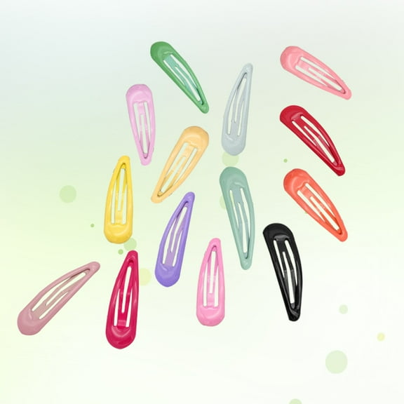 Raindrops Barrettes Candy Color Women Party 40Pcs 2In