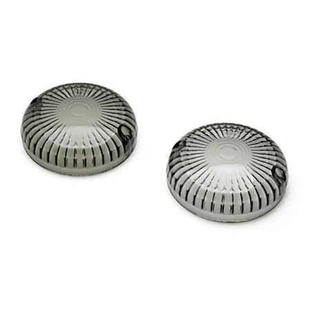 V-star 650 Custom - Krator Smoke Turn Signal Lens Lenses Indicator Blinkers For Yamaha V-Star 650 Custom / Classic (All Years)