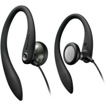 Philips SHS3200BK/37 Flexible Earhook Headphones, Black