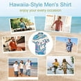 thumbnail image 6 of Cinnamoroll Men's Hawaiian Shirts Short Sleeve Button Down Casual Shirts Summer Tropical Aloha Beach Shirts, 6 of 7