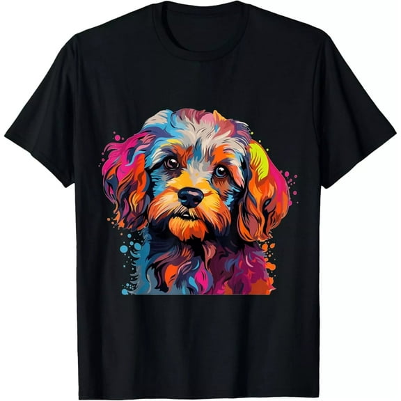 Cavapoo Dog Breed Cute Pop Art Graphic T-Shirt & Hoodie