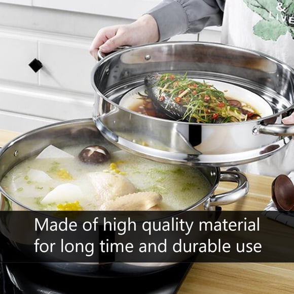 OUNONA Marmite pour la Mise en Conserve en Acier Inoxydable Design Simple 1 Ensemble