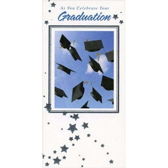 Freedom Greetings Graduation Caps and Blue Sky Graduation Money Holder