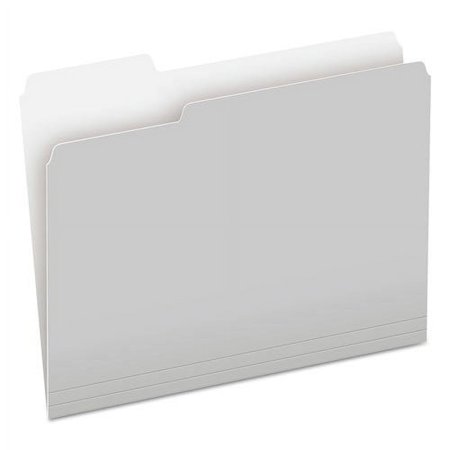 UPC: 0078787023055 | Pendaflex Colored File Folders 1/3 Cut Top Tab Letter Gray/Light Gray 100/Box 15213GRA