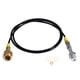 thumbnail image 3 of Cga320 a 4 accesorios de manguera de adaptador cilindro , tubo negro BP 1600Bar WP 630Bar, con juntas 98.0 pulgadas Baoblaze manguera adaptadora, 3 of 8