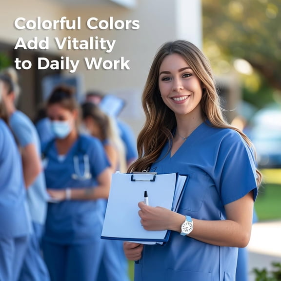 YNTVV-Nurse Watch for Nurse Professionals Medical Students Women, 100M Waterproof Watch for Swimming 24 Hour Military Time Easy to Read Dial with Silicone Band