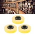 thumbnail image 4 of Label Tape, 3 Roll Evenly Inking Label Tape Roll 9mm Width Scratch Resistant Each 26.2ft Length PET Material  For Book For 380 390 White,Yellow, 4 of 8