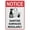 Warning Sign 2, variant on Notice No Alcohol In Pool Area Reflective Aluminum Sign - 8"x12", Rust Free, Weather Resistant, Waterproof, Easy To Mount - Home Pool, Community Pool, Resort
