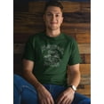 thumbnail image 2 of Mystical Mushroom Dream T-Shirt Men -Image by Shutterstock, Male 5X-Large, 2 of 4