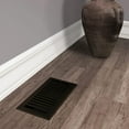 thumbnail image 5 of 2-pack Imperial Montezuma Floor Register Classic - Adjustable Steel - 2 Pack, 4 x 10-Inch, Bronze Age — Residential Use, Standard Application, 5 of 6