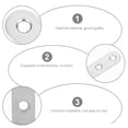 thumbnail image 4 of Miangastore 40 Pcs Support Droit Plat pour Réparation de Meubles (Argent), 4 of 8