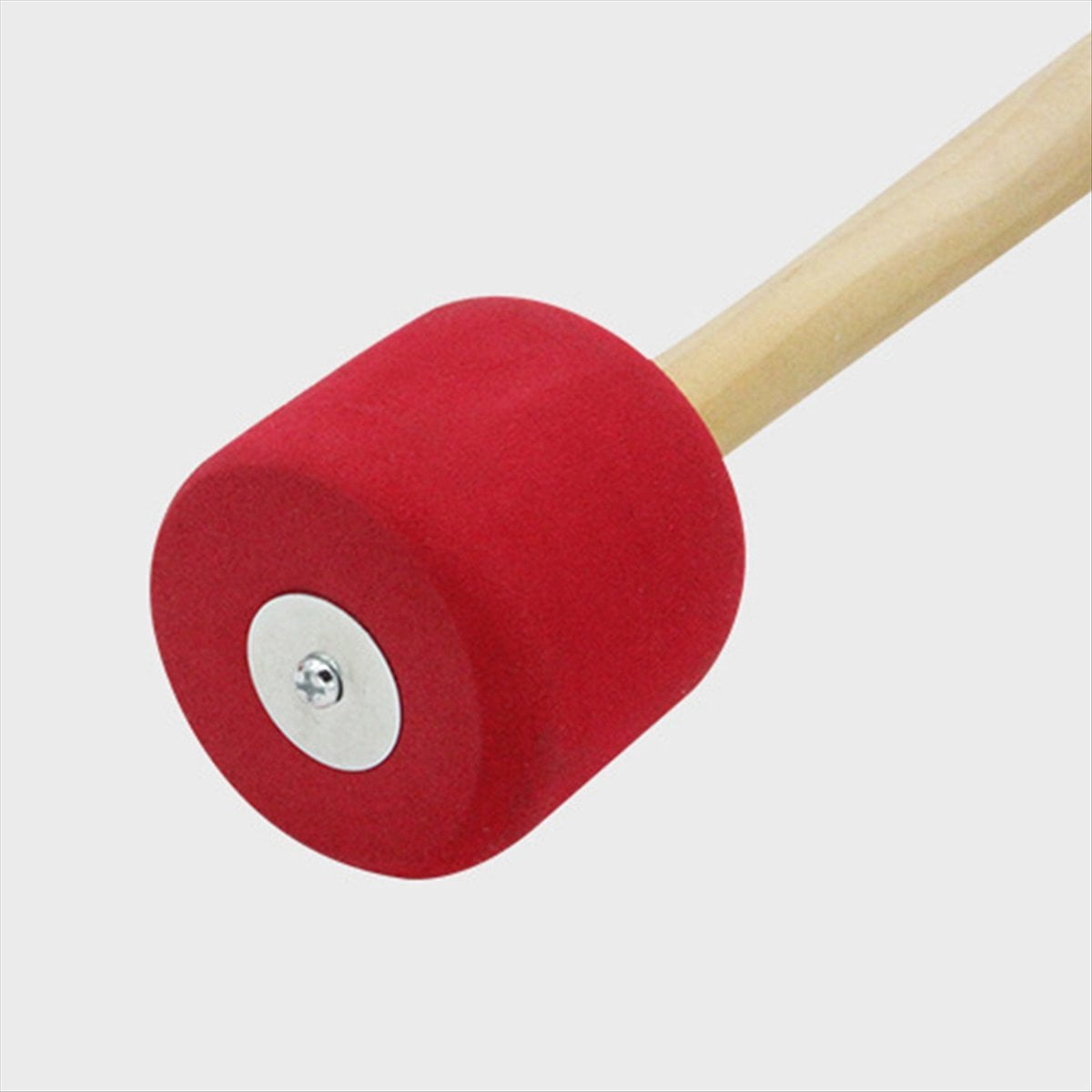 Red 12.8 Inch Foam Rubber Drum Sticks, Bass Drum Sticks, Non-Slip Bass Percussion Sticks, Percussion Accessories