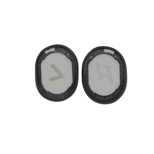 Cojín de esponja para auriculares sweethay 2 Piezas cuero cancelación de ruido Gris oscuro