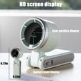 thumbnail image 7 of Portable Handheld Turbo Fan, 5 Gear Wind, Battery Operated, Type-C Rechargeable Handheld Fan, Digital Display, Foldable Turbo Fans for Travel/Camping/Outdoor, 7 of 7