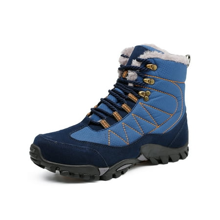 Tanleewa Men Snow Boots Outdoor Hiking Travel Comfortable Warm High Top Lace Up Winter Shoes Ankle Boot Tanleewa Men Snow Boots Outdoor Hiking Travel Comfortable Warm High Top Lace Up Winter Shoes Ankle Boot