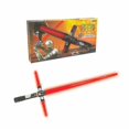 thumbnail image 1 of Star Wars Cross Telescopic Lightsaber Induction Laser Sword Space Sword With Sound and Light Flashing Stick Laser Sword RX.pa, 1 of 3
