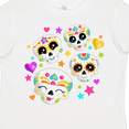 thumbnail image 4 of Inktastic Decorative Skull Party for Day of the Dead Boys or Girls Toddler T-Shirt, 4 of 5