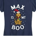 thumbnail image 3 of Dr. Seuss - The Grinch Max Is My Boo - Women's Short Sleeve Graphic T-Shirt, 3 of 5