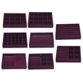thumbnail image 3 of 3Pcs Velvet Bracelet Bangle Display Tray s Pendants Jewelry Storage Box, 3 of 8