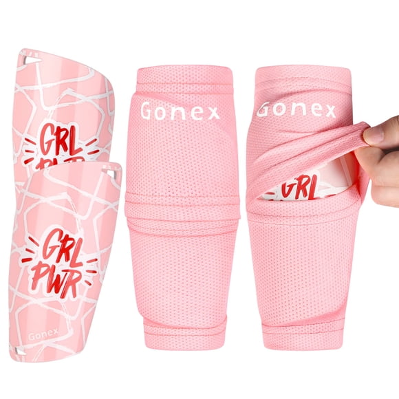 Espinilleras de fútbol Gonex para niños, adultos, jóvenes, niños y niñas