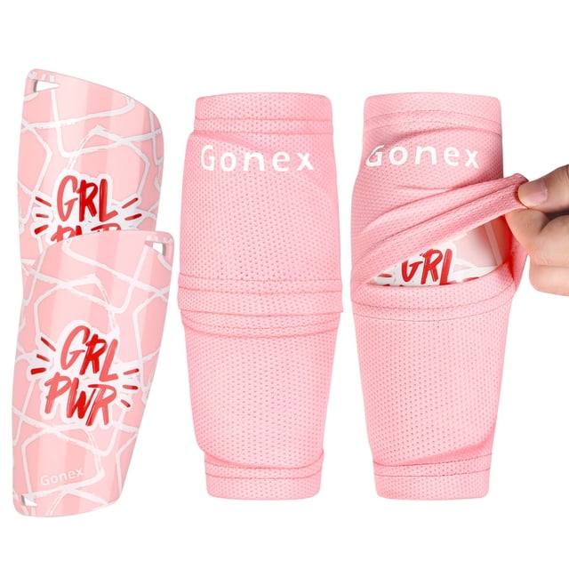 Espinilleras de fútbol Gonex para niños, adultos, jóvenes, niños y niñas
