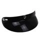 thumbnail image 3 of Lente Universal Black Black 3-SNAP CASCO DE MOTOCICLETA Peak Lente Open Sun Shade Escudo de Visera, 3 of 7