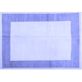 thumbnail image 1 of Ahgly Company Indoor Rectangle Solid Blue Modern Area Rugs, 4' x 6', 1 of 4