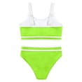 thumbnail image 4 of Kiijoy Bikini Set for Girls Sport Swimsuit Bathing Suit with Removable Cups, Sizes 8-14, 4 of 6