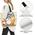 thumbnail image 3 of Fotbe Hello Summer Cute Gnome Bolsa Tote Estética de Lona con Estampado para Mujer - Bolsa Reutilizable de Hombro Casual para Vacaciones, Compras, Trabajo y Gimnasio, 3 of 8