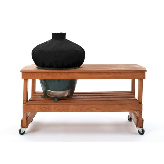 Covermates Kamado Dome Grill Cover - Weather Resistant Outdoor Cover, Protects Large Table and Round Grills Outdoor, Elite 300D Polyester, In Table 26 DIAMETER x 19H, Black
