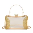 thumbnail image 2 of Bolso de hombro de diseñador con diamantes de imitación, bolsos de noche para mujer, minicaja de acrílico transparente, bolsos de lujo para mujer, bolsos de playa de verano, 2 of 4