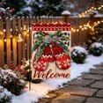 thumbnail image 6 of Xlokein Merry Christmas House Flag, 28 x 40 Inch Winter Decorative, Double Sided Flag, Holiday Banners for Winter Christmas Farm House Yard Decoration, 6 of 6