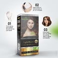 thumbnail image 4 of Herbishh 3-In-1 Magic Hair Dye Shampoo for Gray Hair - Light Brown, 500 Ml, Ammonia-Free, Long Lasting, Colors Hair in Minutes,Unisex, 4 of 10