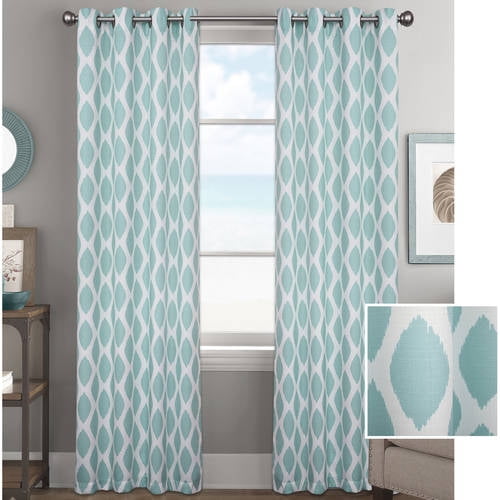 Better Homes and Gardens Ikat Diamonds Curtain Panel