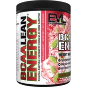 BCAA Lean Energy - Evlution Nutrition BCAA Powder 30 Servings Cherry Limeade Flavor - EVL Natural BCAA Amino Acid Pre Workout Fat Burner Supplement - Performance & Muscle Recovery