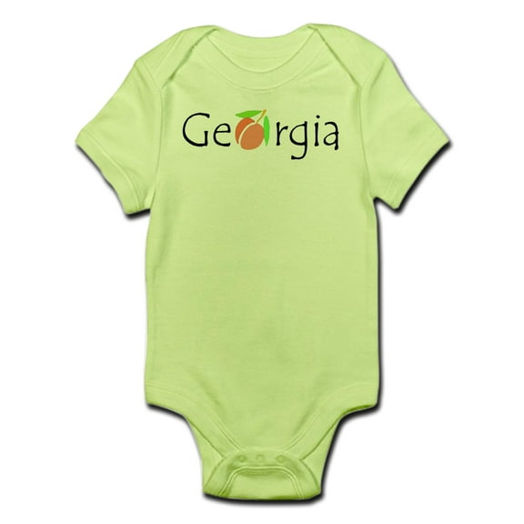 CafePress - Georgia Peach Infant Bodysuit - Baby Light Bodysuit