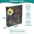 thumbnail image 5 of Waterproof PVC Round Ring Binder - D-Rings Clipboard, 200 Page Capacity (1 or 2-Pack), Ideal for Office , Home and School，A Forest, 5 of 8