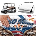 thumbnail image 5 of Yuyamidu Eagle Golf Cart Seat Covers for Club Car Seat Cover 250 Years American Flag Golf Cart Seat Towel with Pockets Fits for Club Car and More 2 Person Seats Golf Carts, 5 of 7
