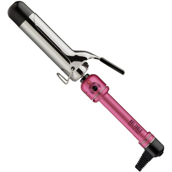 Hot Tools Pink Titanium 1 1/4 Inch Salon Curling Iron Model No. HPK45