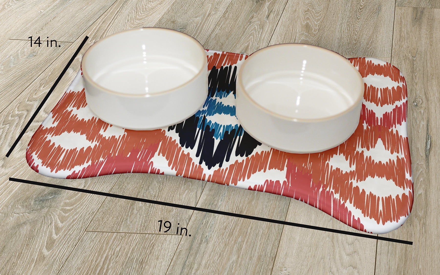 Simply Daisy Original Bone Shape Pet Feeding Mat for Dogs
